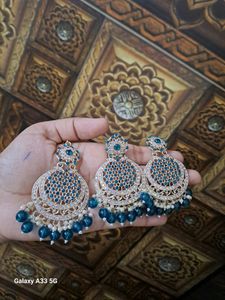 Beautiful Maang Teeka With Earrings Set