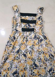 Mini Dress With Cutout Back