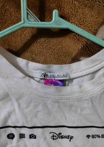 White T-shirt For Girls