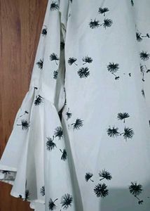 White Floral Top