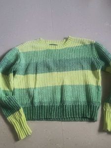 Striped Knit Sweater