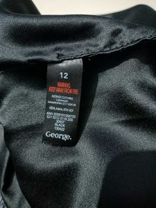 faux leather Chic Black Mini Skirt New With Tag