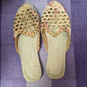 Embroidered Flats &amp; Sandals