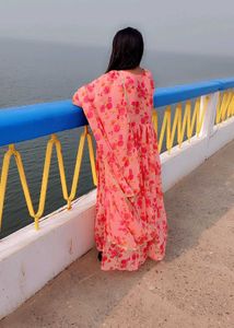 Aliya Cut Kurti Set With Dupatta