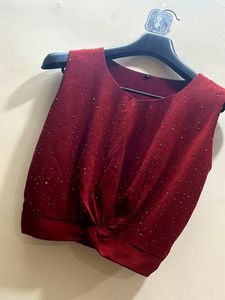 Party Wear Two Piece Top Set
