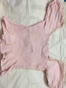 Pink Ruffled Crop Top