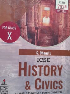 Class 10 , ICSE History & Civics Book