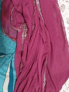 Elegant Embroidered Anarkali Suit Set