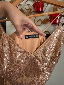 Beautiful Shien Sequins Party wear Dress