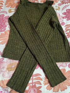 Olive Green Cut-Out Top