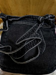Denim Crossbody Bag
