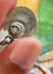92.5 Silver Pearl Moon Pendant