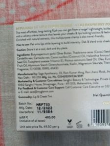 Myglamm LIT Lip &amp; Cheek Rouge