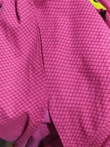 Pink Textured Tunic with Embellished Trim