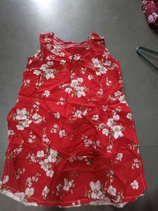 Floral Print Dress 4 tops short Kurtis