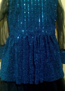 Amazing Gawn With Glitter Koti