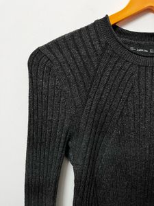Zara Grey Full Sleeve Top