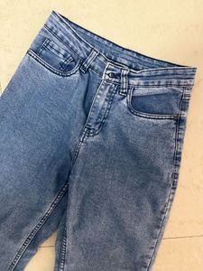 Vintage Wash Straight Leg Jeans