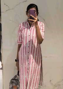 Striped Pink Kurta