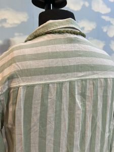 Striped Button-Down Shirt