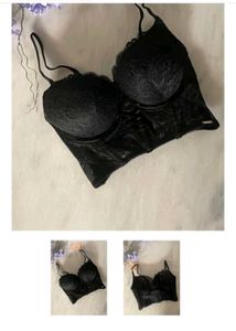 Black Lace Bustier