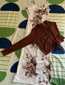 Floral Midi Dress Outfit