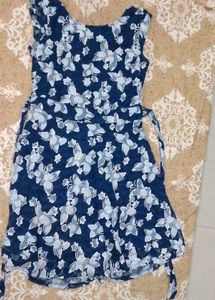 Blue Floral Dress