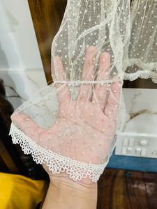 Korean Net Top For Girls.