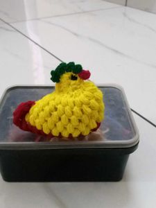 2 Crochet Duck Toy  . Keychain
