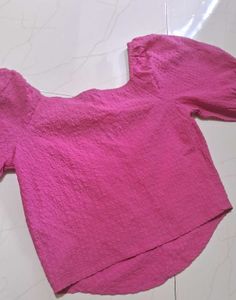 Pink Crop Top