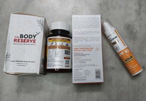 Skin &amp; Hair Care Combo(Sunscreen,serum,roll-on,oil