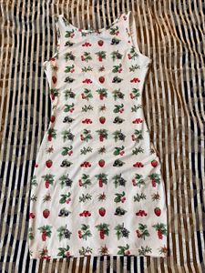 Newme (S) Fruit Print Dress (New)