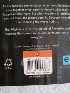That 20 Years Night Book-50% Off On Delivery Fee