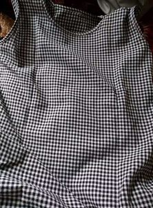 Casual Cotton Chex Full Length Top For Women