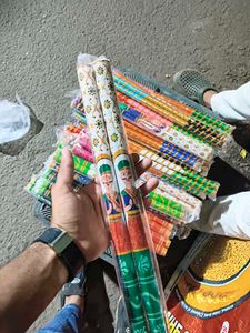 Dandiya Sticks - Colorful Navratri Dance Props
