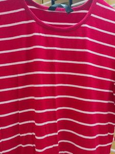 Striped Red Dress
