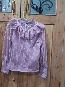 Ruffled Lace Top