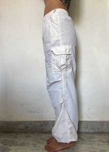 H&amp;M  Parachute Pants With Adjustable  Waist
