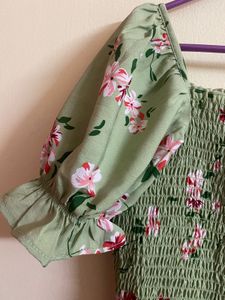 Tokyo Talkies Green Dress