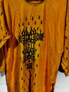 Ethnic Yellow Kurta - Size: L