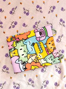 Cartoon Animal Print Baby Girl Dress
