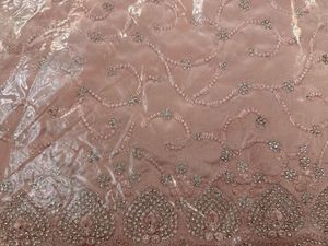 Rose Dust Embellished Saree With Blouse