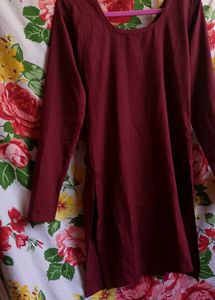 Maroon Short Kurti - Elegant and Chic! ❤️