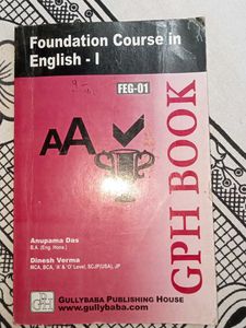 Foundation Course in English - I (GPH Book)