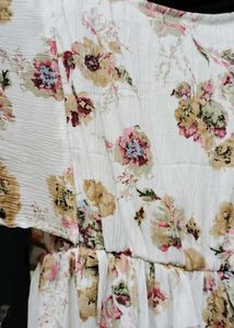 Floral Maroon Dress