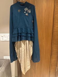 Peplum top With Dhoti