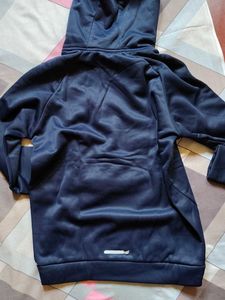 Navy Blue Polyeste Hoody