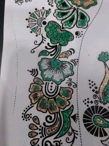 Combo Of 2 Sticker Glitter Mehndi ✨