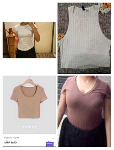 Combo Of 4 Tops 3 Savana And One H&M