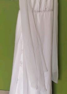 Amazing Off White Long Gown/New With Tag